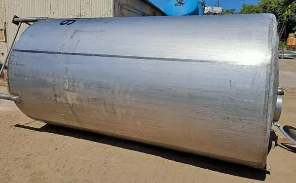 3,000 gallon stainless steel Tank