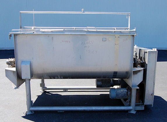 60 cubic foot A&M Process Equipment, Double Ribbon Blender model DRB600 ...