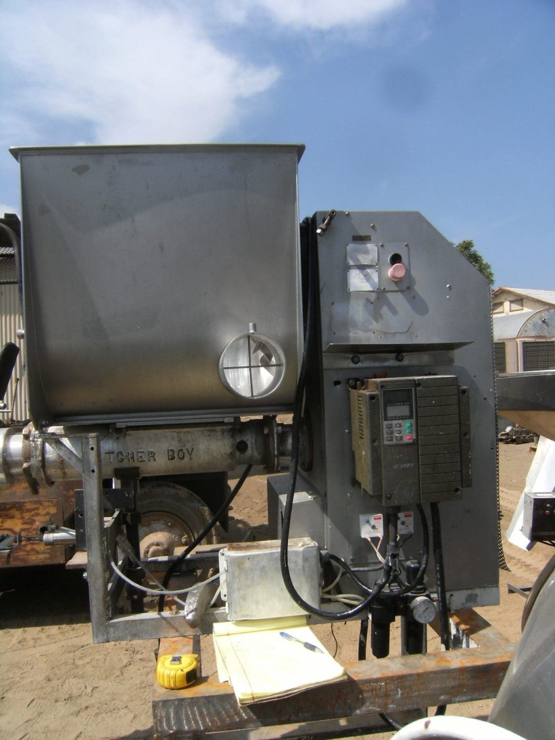 Butcher Boy, Meat Grinder model 200 Schier Dairy Equipment Company