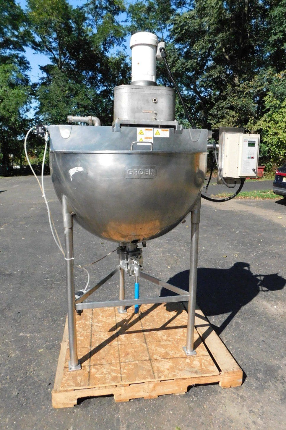 80 gallon twin agitated kettle Schier Dairy Equipment Company