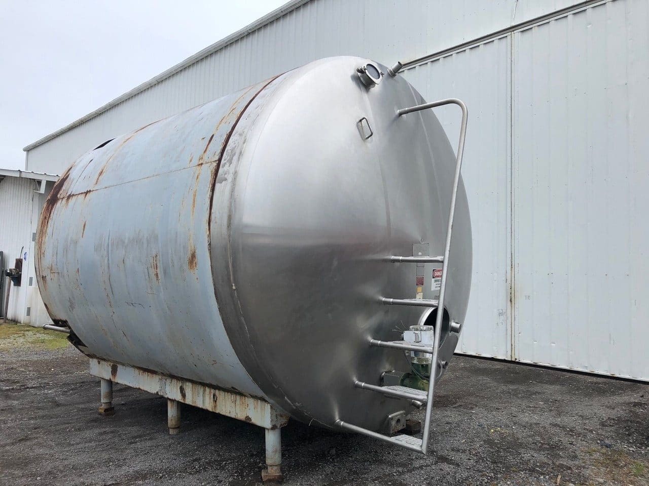 4,000 gallon Crepaco, Refrigerated Horizontal Tank - Schier Dairy ...